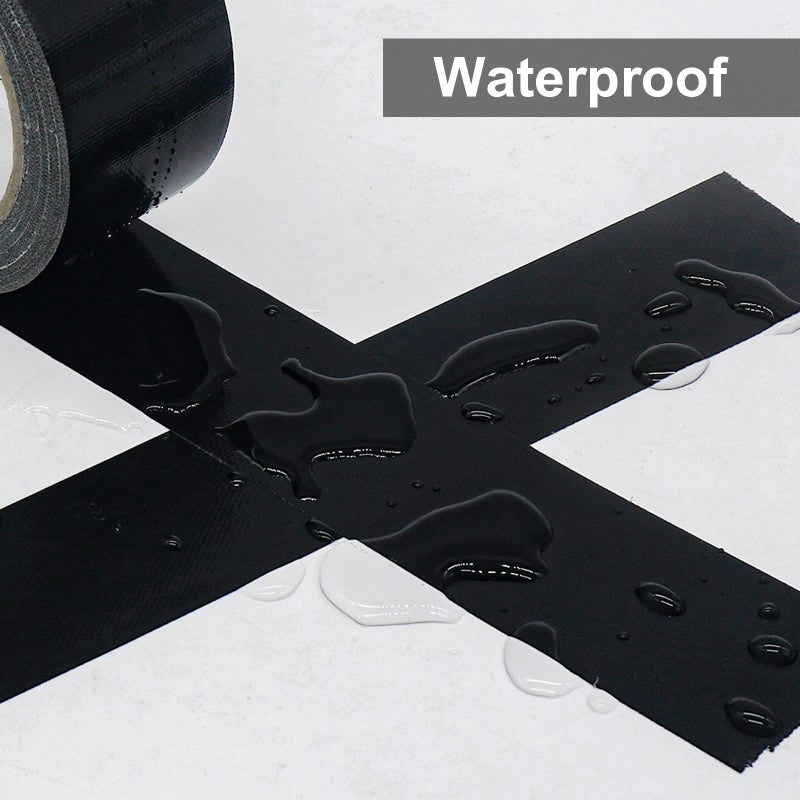 BOMEI PACK 2 Pack Duct Tape Heavy Duty,9 Mil Thickness,2 Inches x 30 Yards,Strong Industrial Strength,Flexible,No Residue,Waterproof and Tear by Hand,Multi-Use for Indoor & Outdoor Repairs(Black) - Image 3